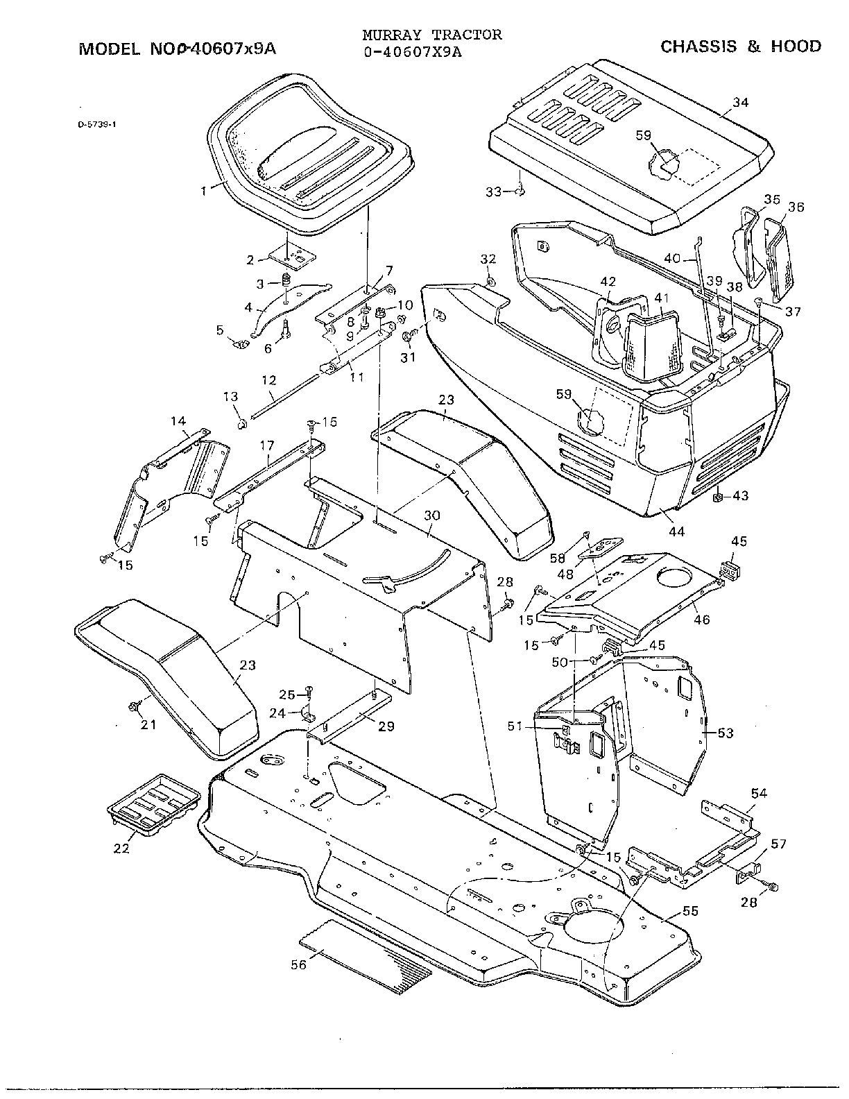 Chassis and hood