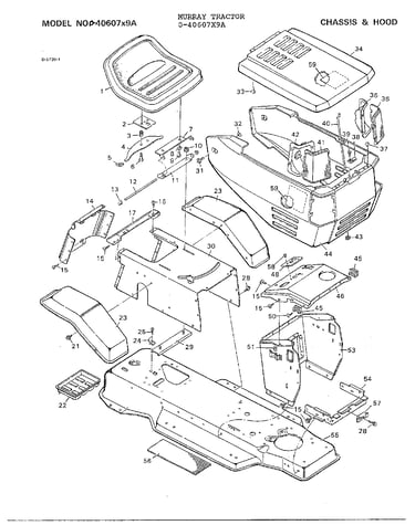Chassis and hood
