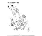 MTD 070 THRU 088 rotary mower diagram