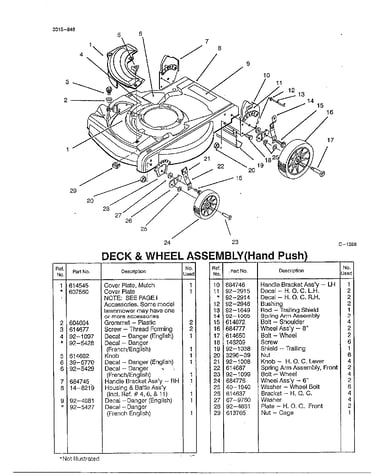 Deck and wheels