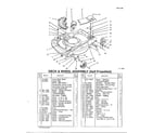 Lawn-Boy 10301-3900001 & UP deck and wheels page 2 diagram