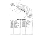 Lawn-Boy 10301-3900001 & UP rear axle diagram