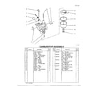 Lawn-Boy 10201-3900001 & UP carburetor diagram