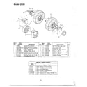 MTD 203B wheel assembly diagram