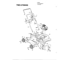 MTD 3706509 3.75 hp 22" rotary mower diagram