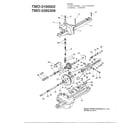 MTD 112-410R088 single speed transaxle-r diagram