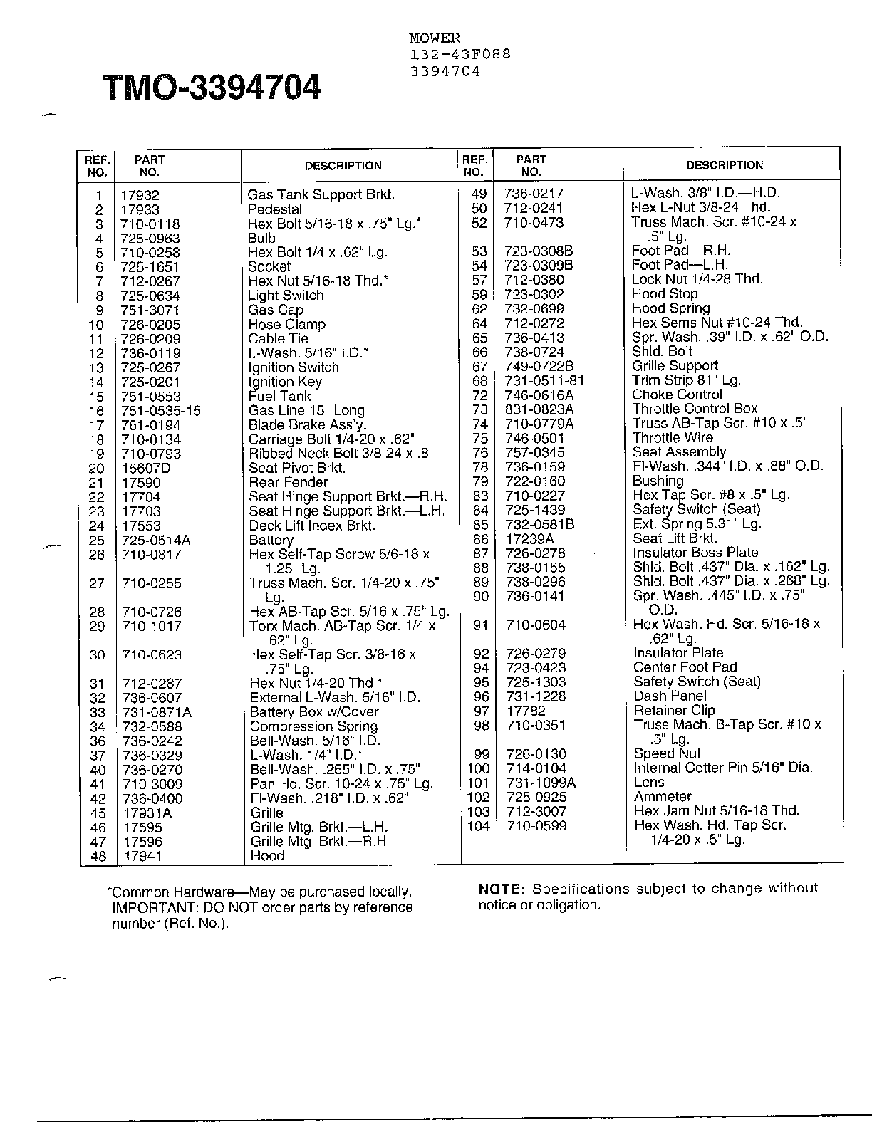 MOWER Page 4