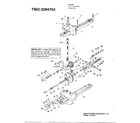 MTD 3706608 single speed transaxle-l page 3 diagram