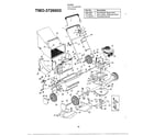 MTD 3726602 21" rotary mower diagram