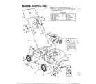MTD 113-040A000 rotary mower diagram