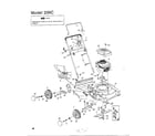 MTD 113-206C401 rotary mower diagram