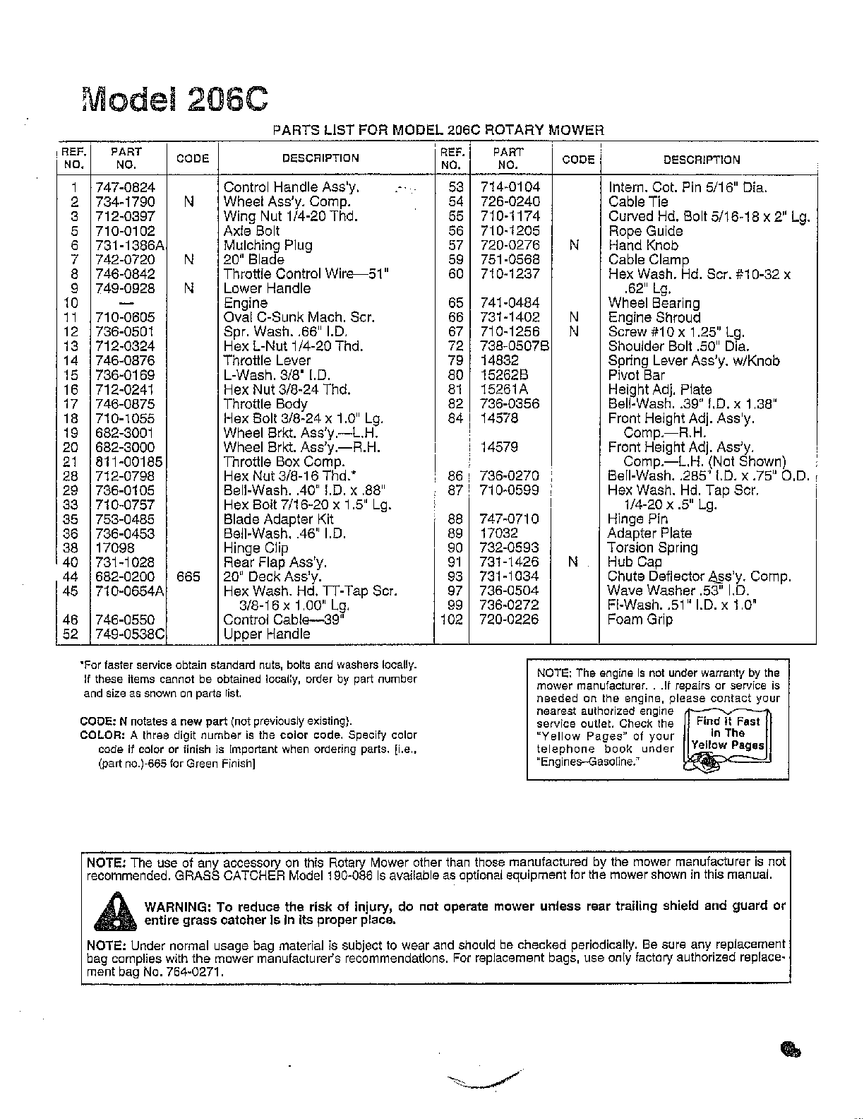 Rotary mower page 2