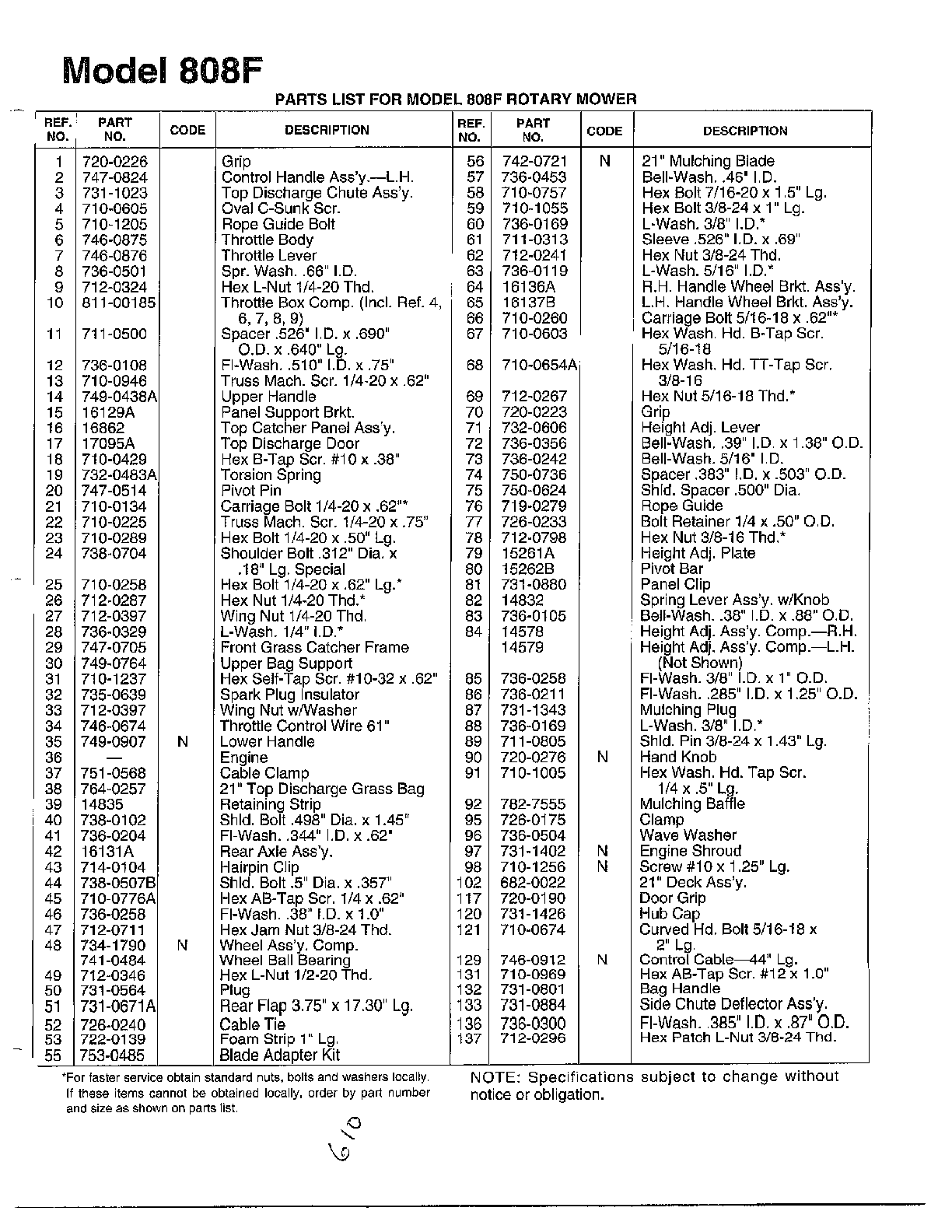 Rotary mower page 2