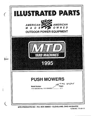 Push mowers
