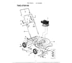 MTD 116-031A088 3-1/2 hp 20" rotary mower diagram