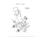 MTD 116-082A088 3-1/2 hp 20" rotary mower diagram