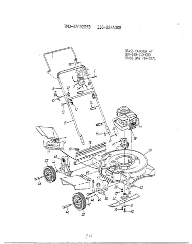 3-1/2 hp 20" rotary mower