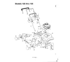 MTD 116-410A000 rotary mowers/models 106-109 diagram