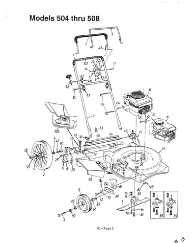 Main frame model 504-508