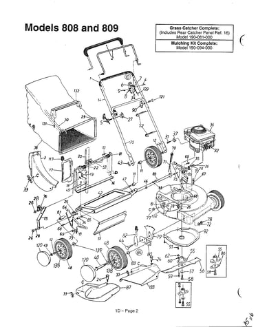 Rotary mowers/engine shroud