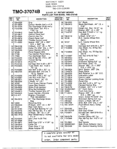 3.5hp 21" rotary mower page 2