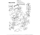MTD 118-116B088 4hp 21" rotary mower diagram