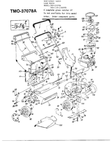 4hp 21" rotary mower