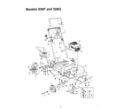 MTD SKU3708402 lawn mower diagram