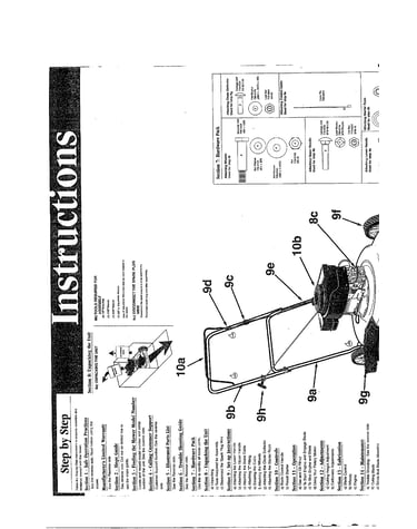 Step by step instructions