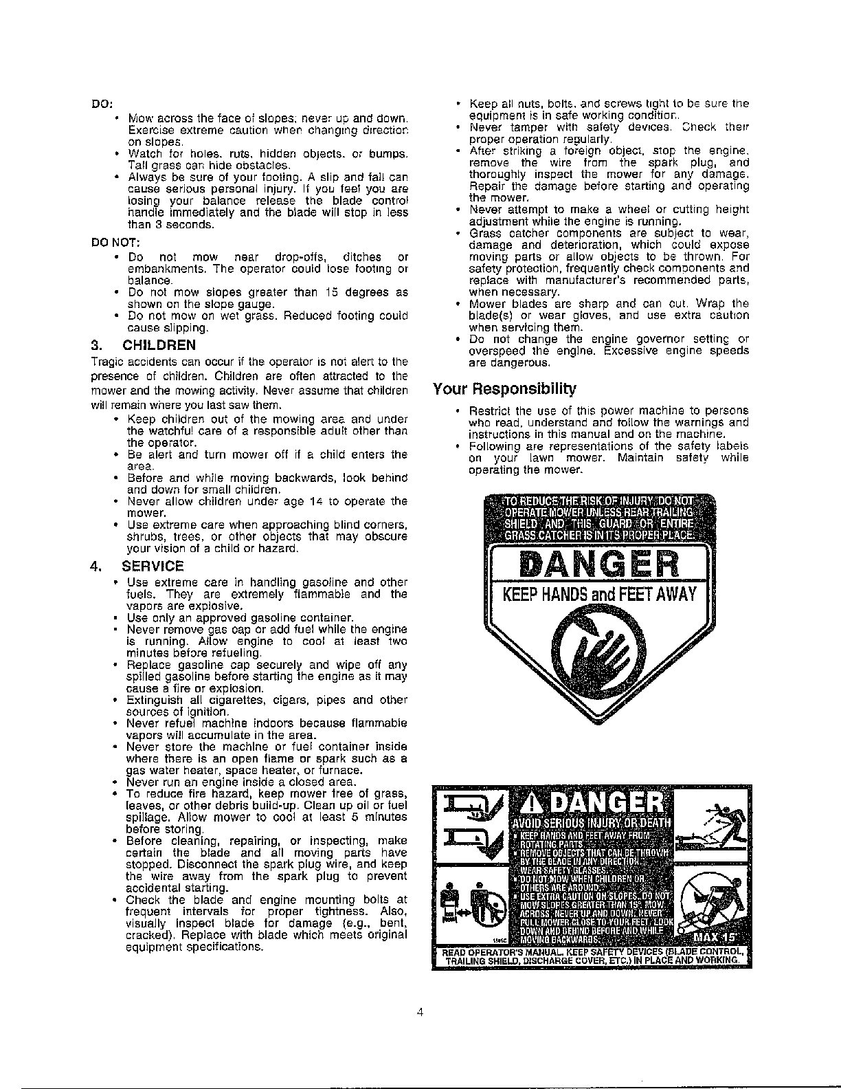 Safe operation practices page 2