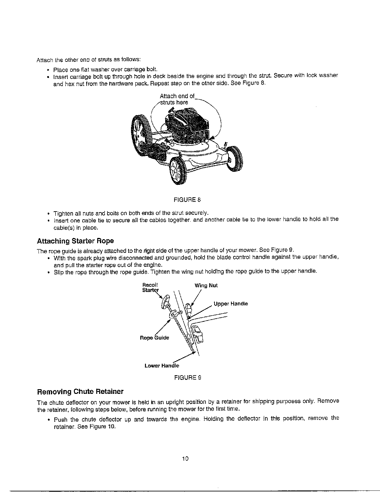 Setting up mower page 4
