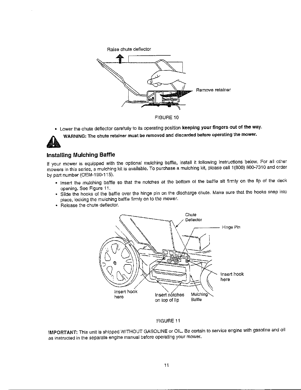 Setting up mower page 5