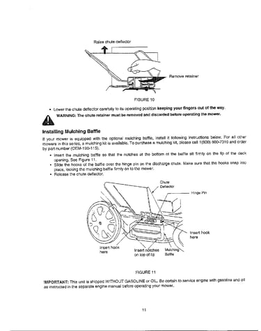 Setting up mower page 5