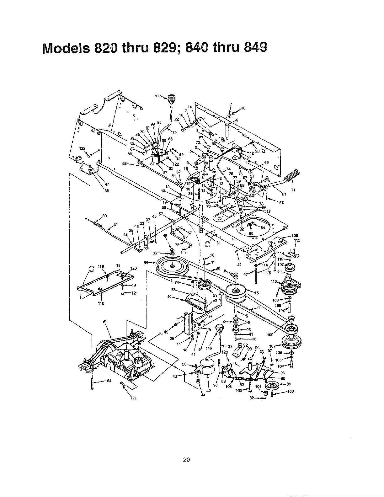 Garden tractors/electrical schematic