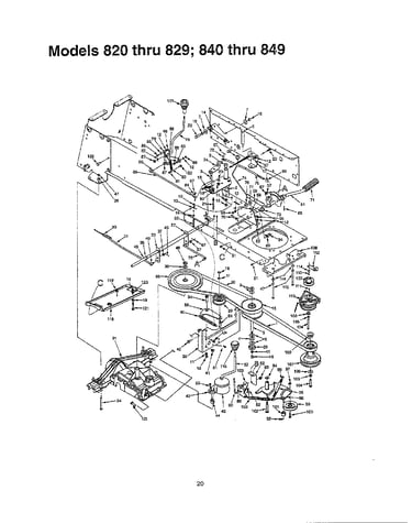 Garden tractors/electrical schematic
