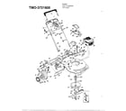 MTD 122-118R088 5hp 21" mulching mower diagram