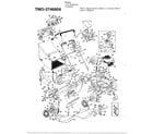 MTD 3746804 5hp 21" rotary mower diagram