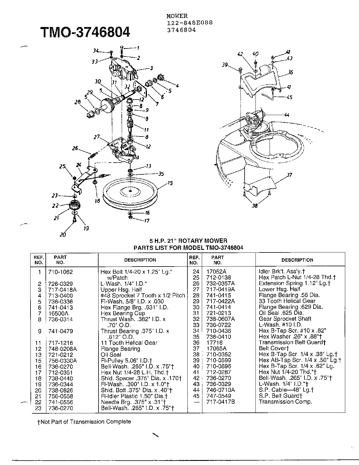 5HP 21" ROTARY MOWER Page 4