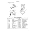 MTD 122-848R088 5hp 21" rotary mower page 4 diagram