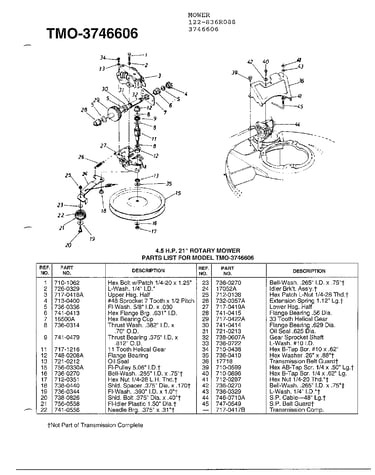 4.5hp 21" rotary mower page 4