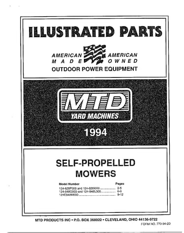 Self-propelled mowers