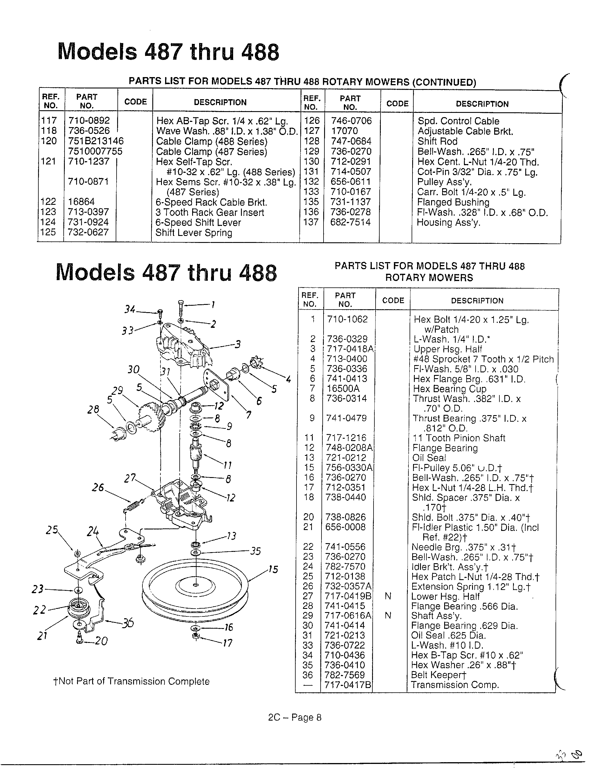 Fly wheel model 4587-488
