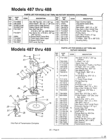 Fly wheel model 4587-488