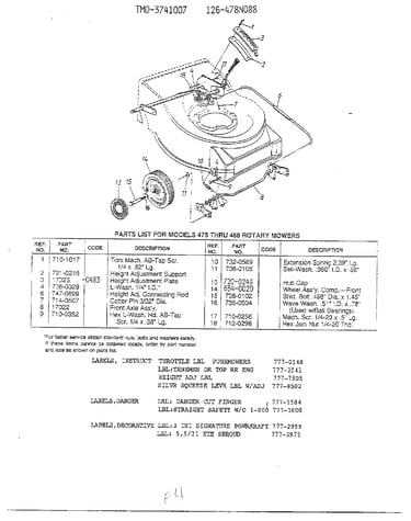 Rotary mowers