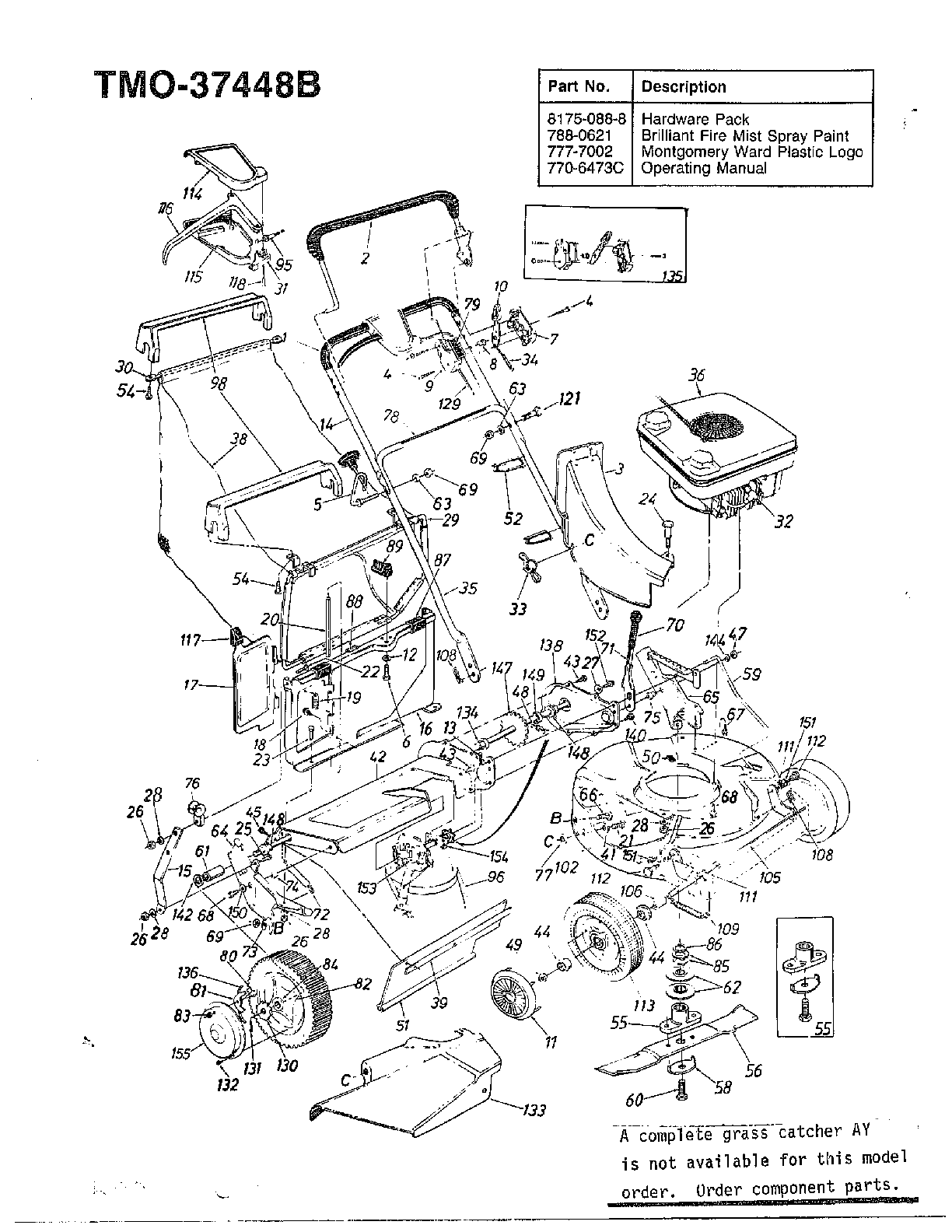 21" self-propelled mower