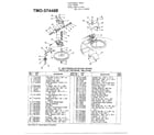 MTD 37448B 21" self-propelled mower page 4 diagram