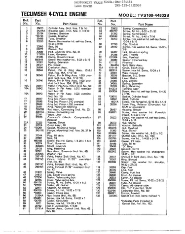 Tecumseh 4-cycle engine page 2