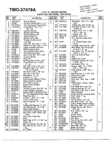 4hp 21" rotary mower page 2
