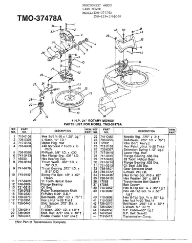 4hp 21" rotary mower page 4
