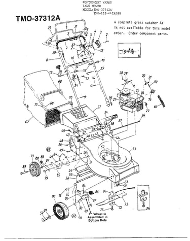 3.5hp 21" rotary mower